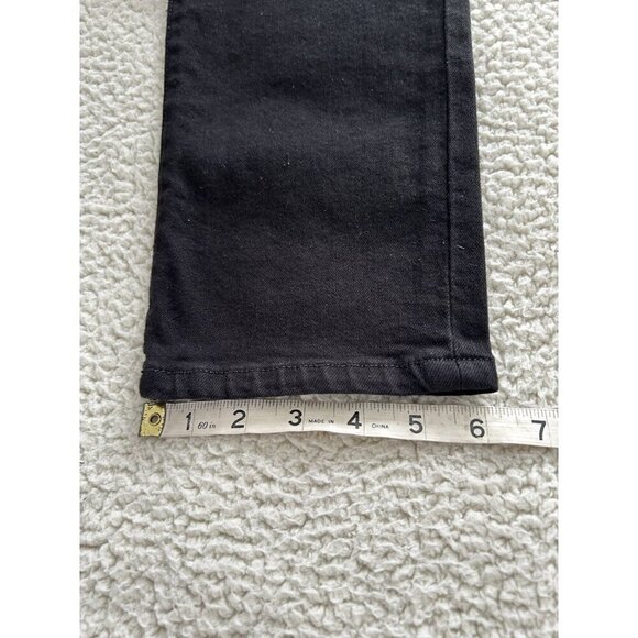 Current Elliott $168 The Soulmate Black High Rise Straight Jeans Women’s Size 23 - Picture 9 of 9